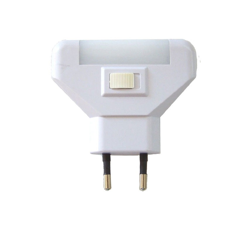 Nachtlampje wit - met schakelaar - 1 Watt Nachtlampje wit - met schakelaar - 1 Watt